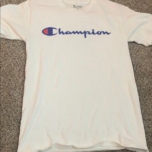 white champion shirt